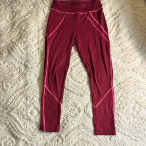 Calvin Klein Performance teen/girls Maroon Leggings M 8-10